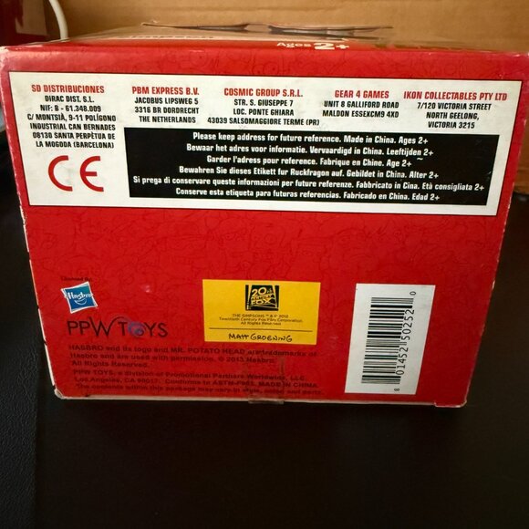 NWT The Simpsons 25th Anniversary 2013 Homer Simpson Mr. Potato Head Figure - Picture 4 of 4